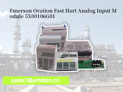 5X00106G01 Mô-đun đầu vào tương tự nhanh Hart của Emerson Ovation